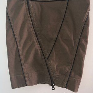 DEISEL Vintage Women Denim Skirt Brown Size 8 (29)